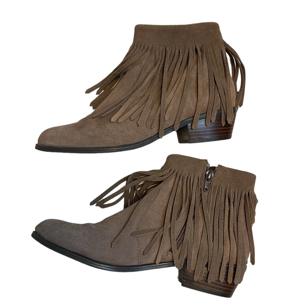 Steve Madden Ranco Boots/Booties in Brown
Suede w/Ankle Fringe 7 - Picture 8 of 10